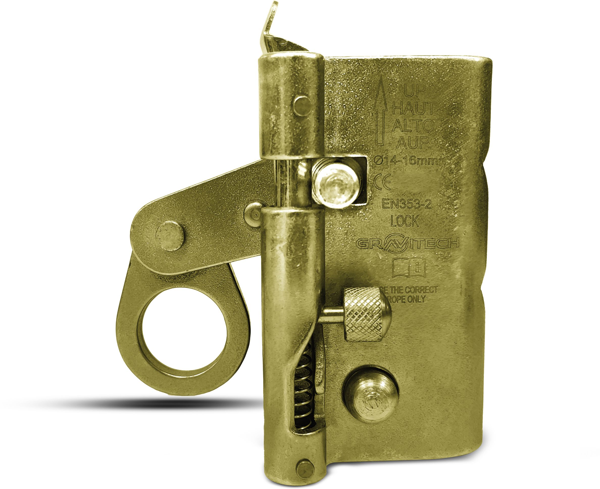 GI-FA-01-A Fall Arrester EN 353-2 Galvanized Steel Rope Grab 14-16mm Assisted Braking Belaying Device-image-43