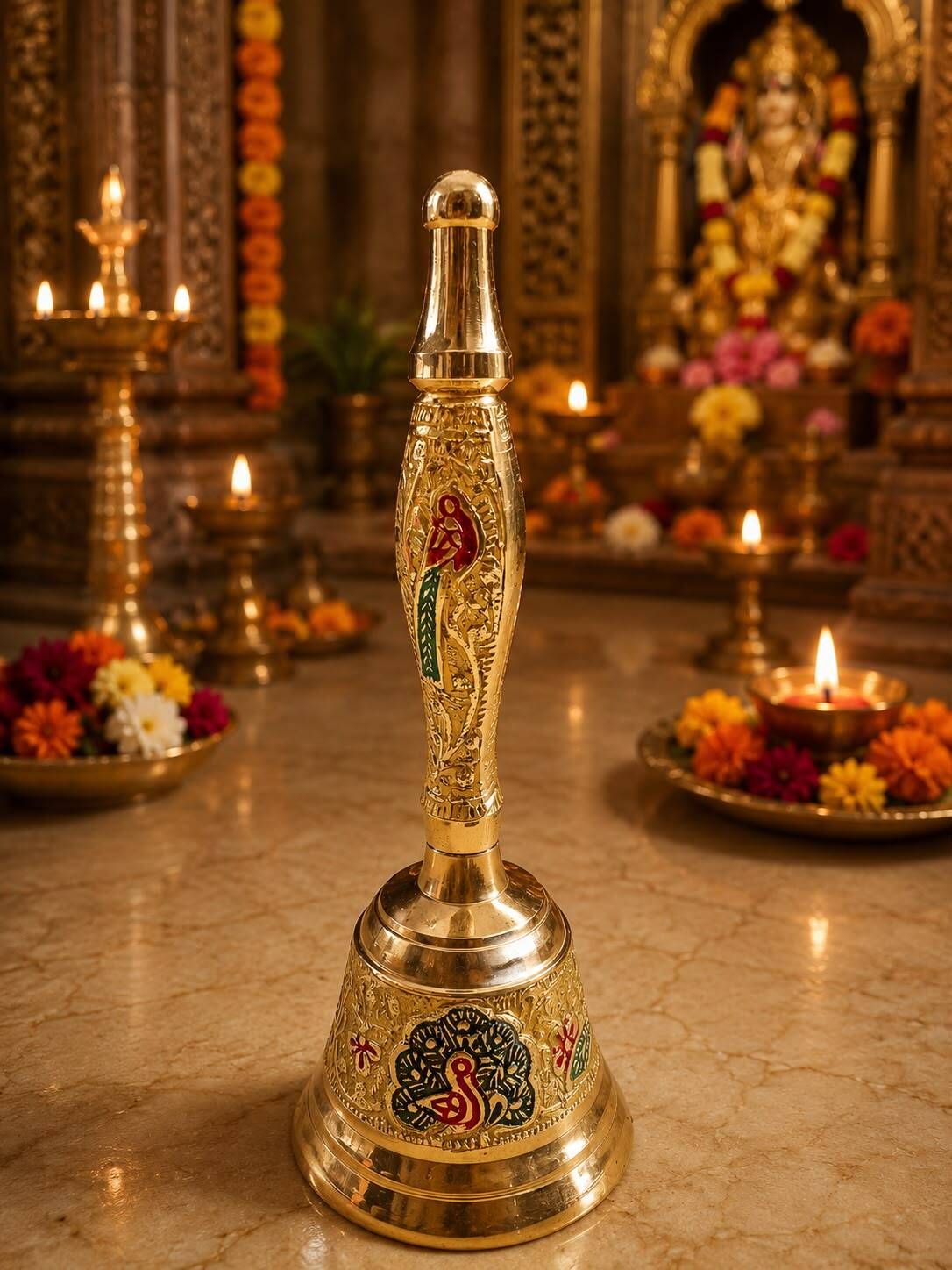 Brass Pooja Bell / Ghanti Bell-image-9