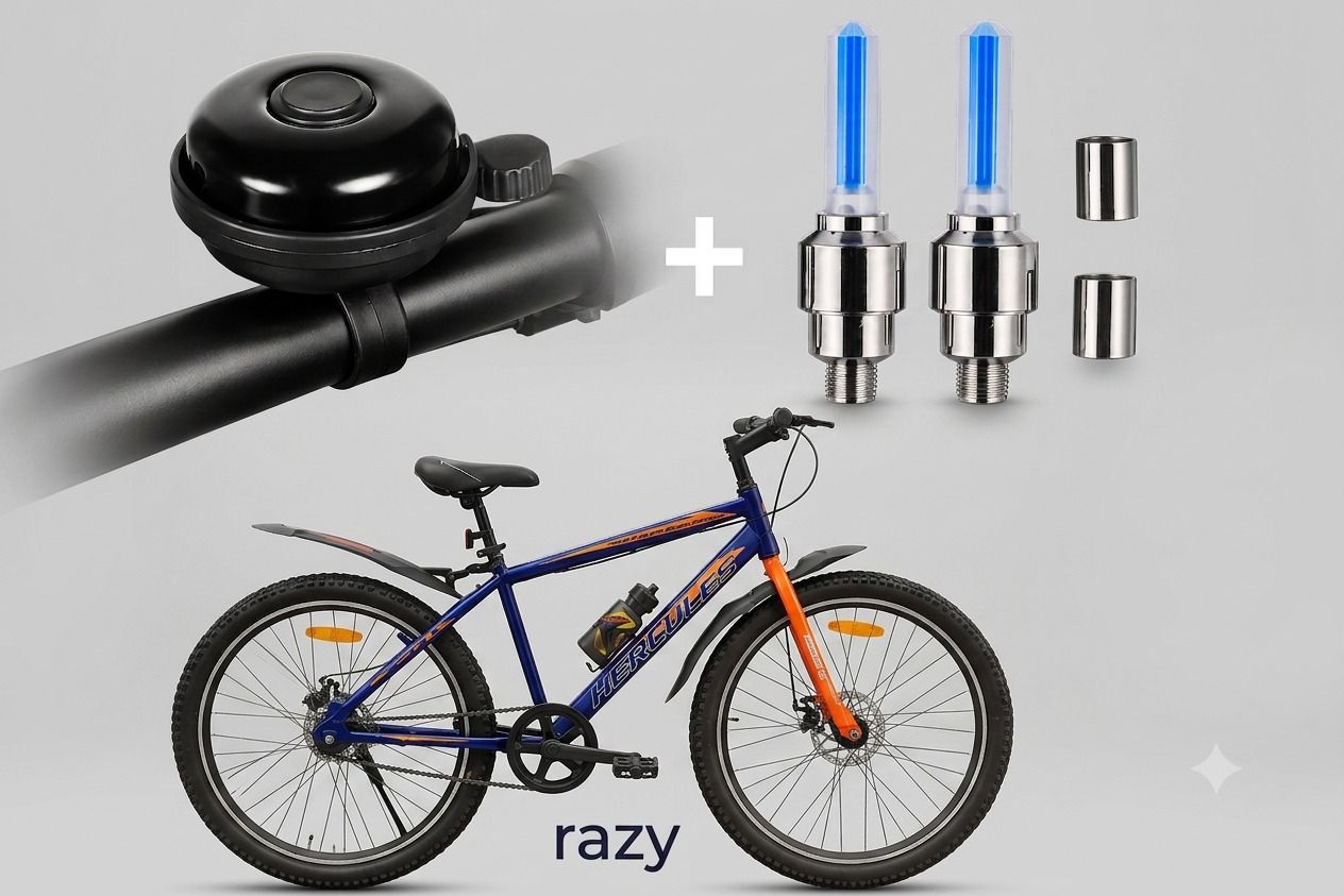 razy Cycle Bell and Wheel LED Light Combo PackCycle Bell and Wheel Bell-picture-22