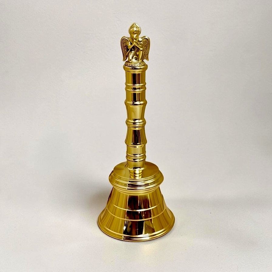 nakulanzone Premium Brass - Garuda Hand Bell for Pooja & Temple Rituals Bell-picture-25