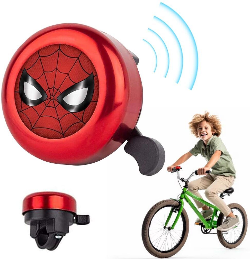 sthira Kids Bicycle Bell Red Cartoon High Decibel Steel Bell Bell-picture-44