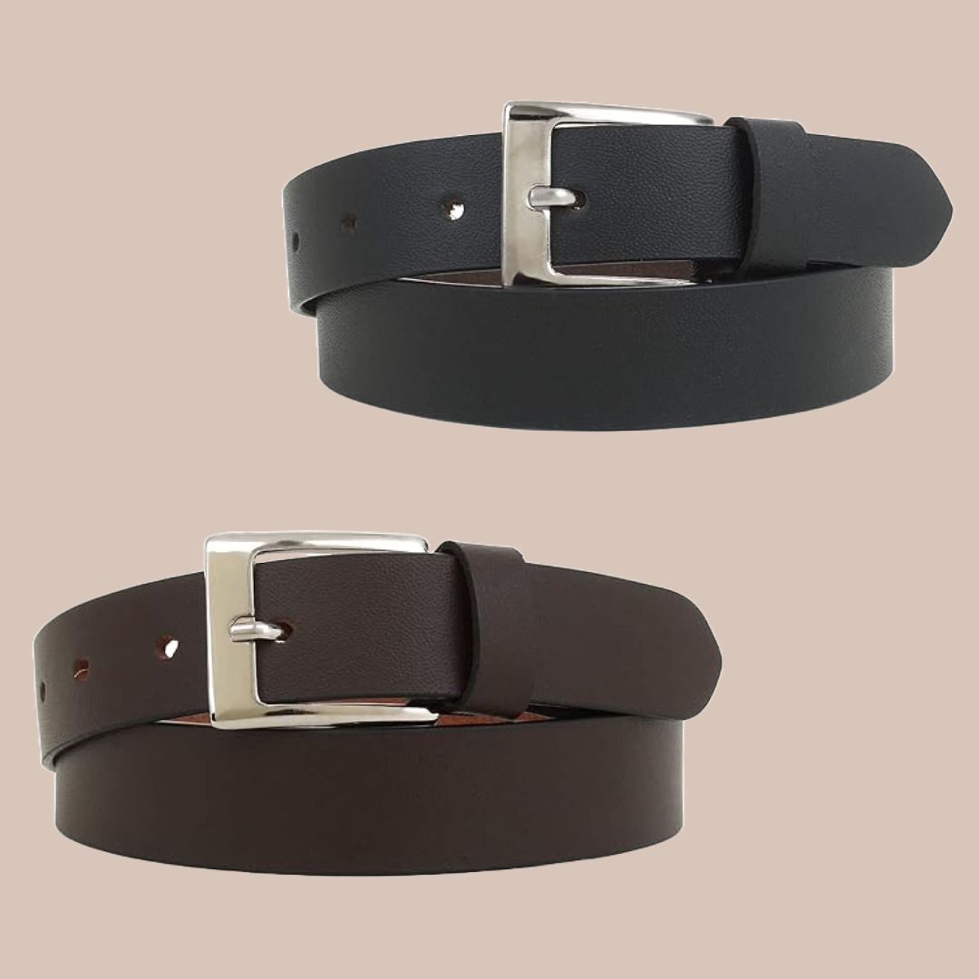 Boys & Girls Casual, Formal, Party Black Artificial Leather Belt
