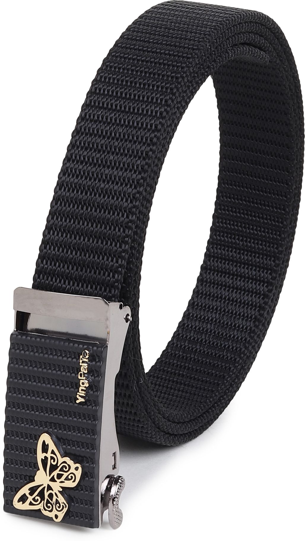Women Casual Black Nylon Belt-image-30