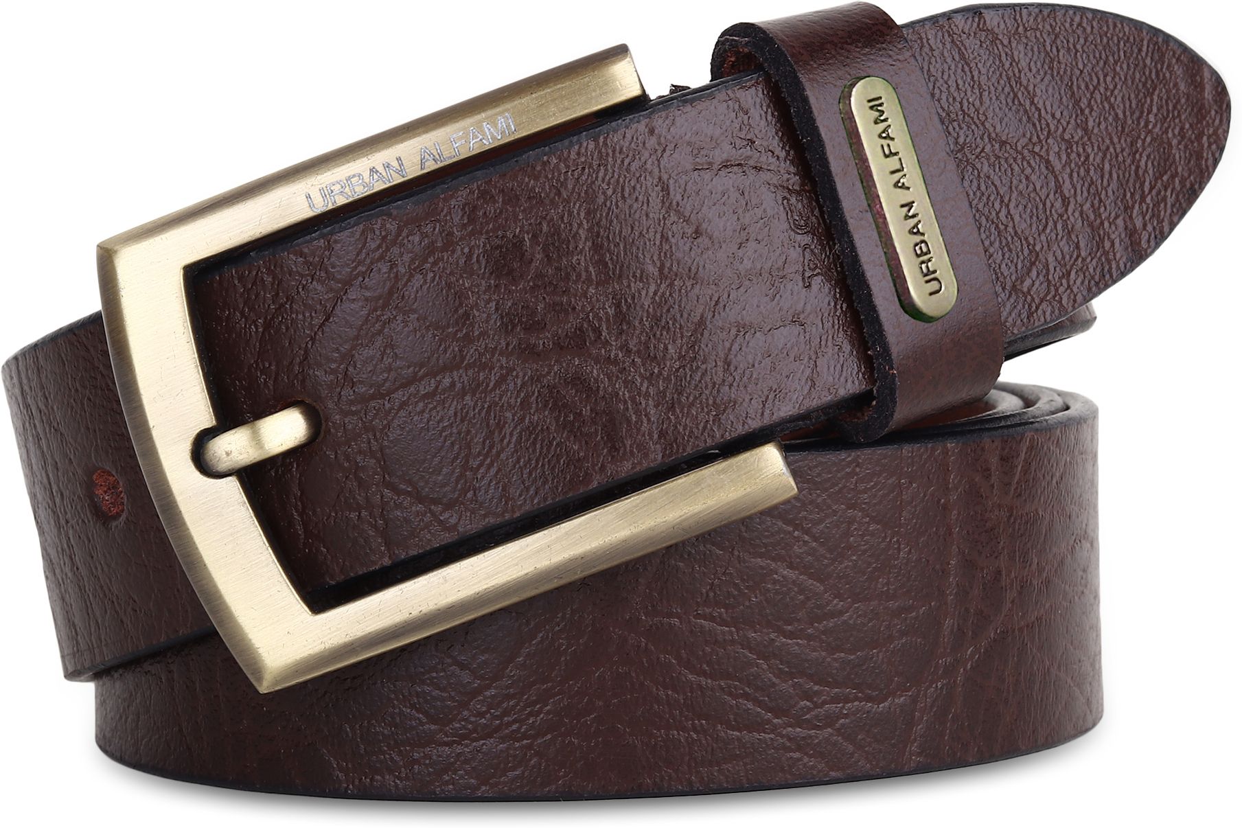 Men Brown Genuine Leather Belt