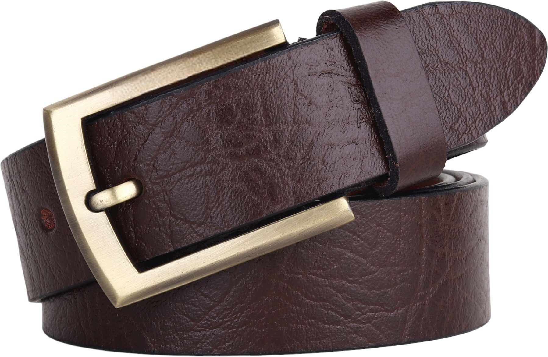 Men Casual, Evening, Formal, Party Brown Genuine Leather Belt
