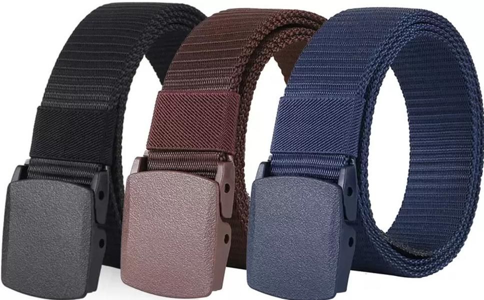 Men Casual Multicolor Nylon Belt-image-25