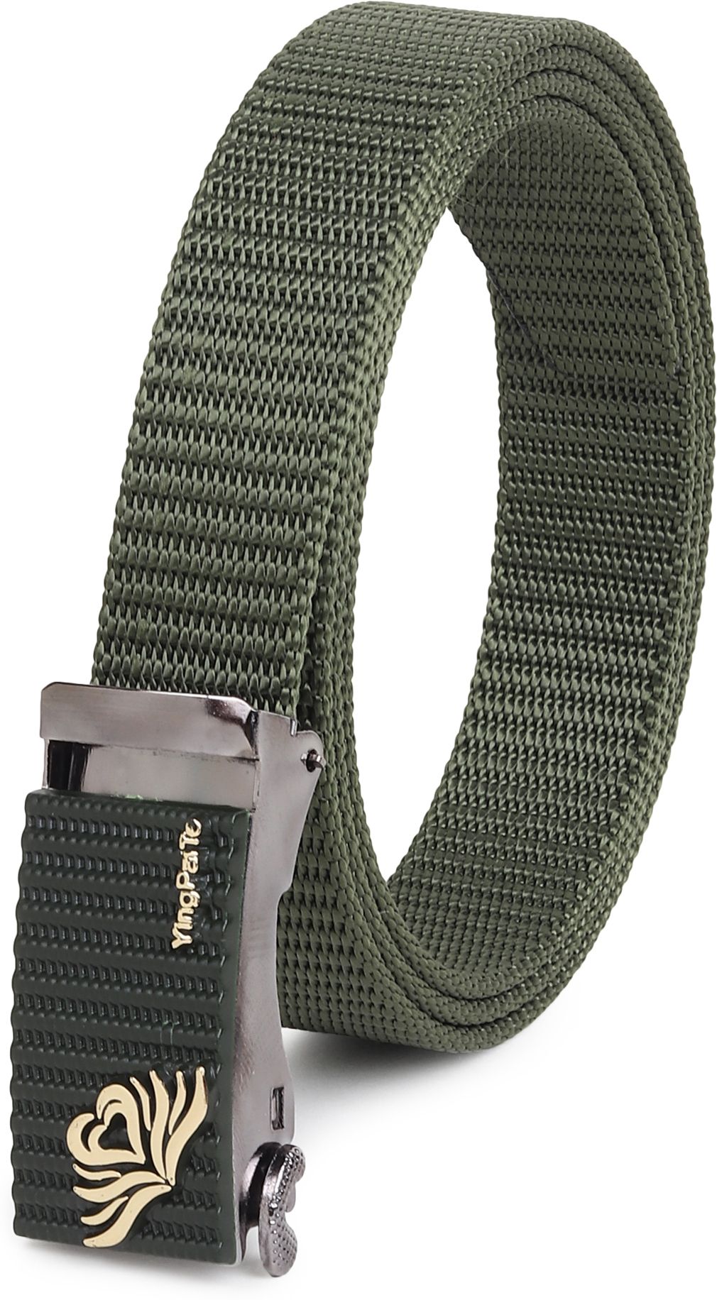 Women Casual Green Nylon Belt-image-11