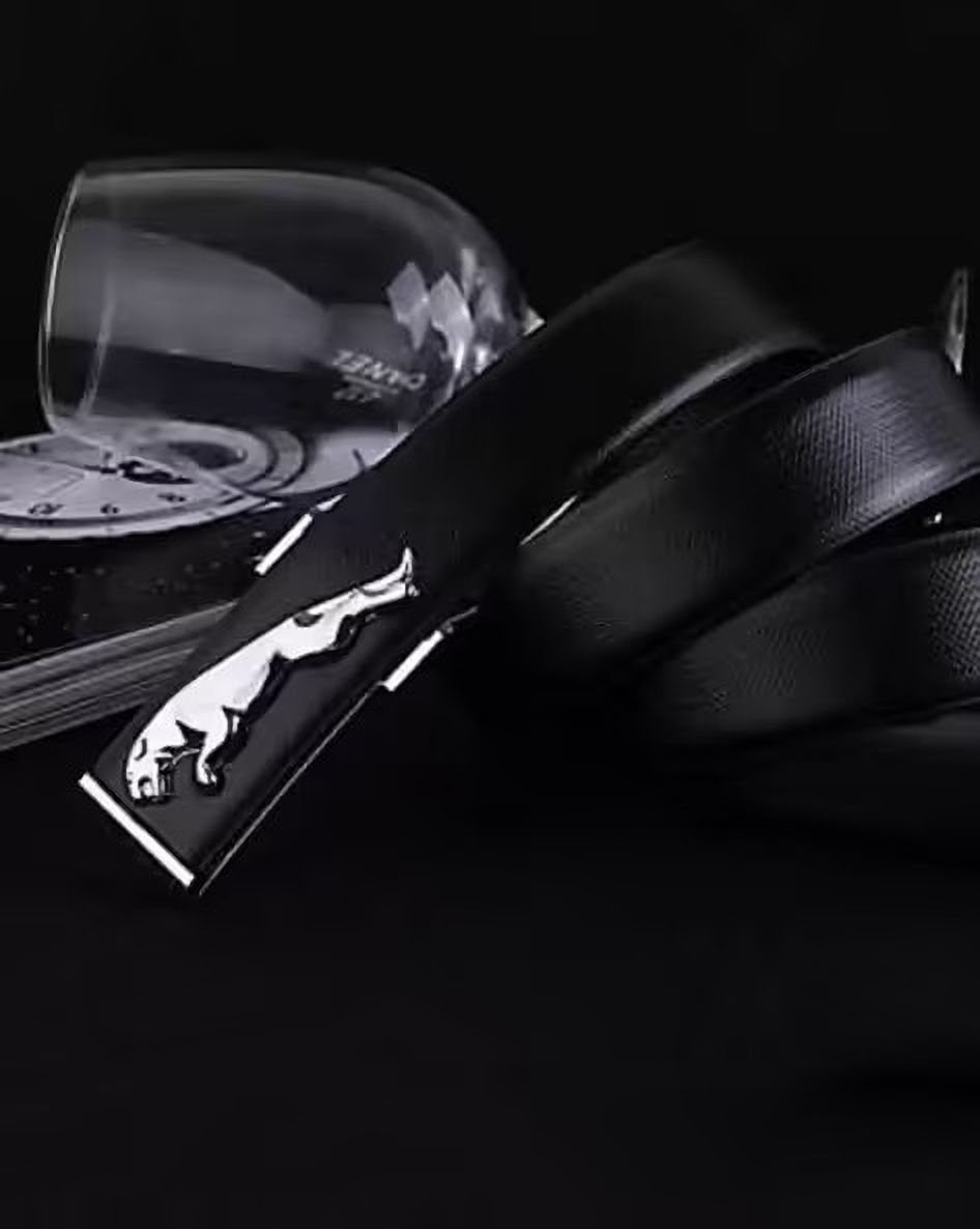 avikon imperial Men Evening, Casual, Formal, Party Black Artificial Leather Belt-picture-42