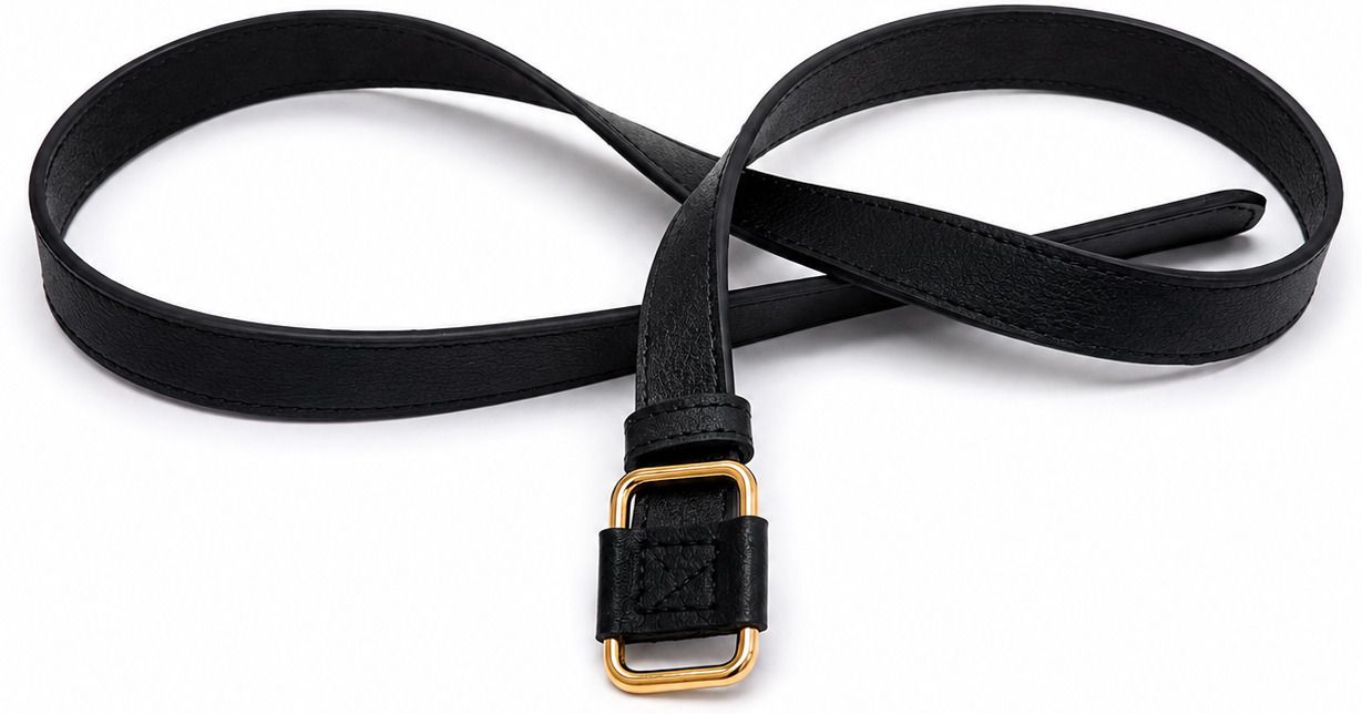 vexon Women Casual, Evening, Formal, Party Black Artificial Leather Belt-picture-13