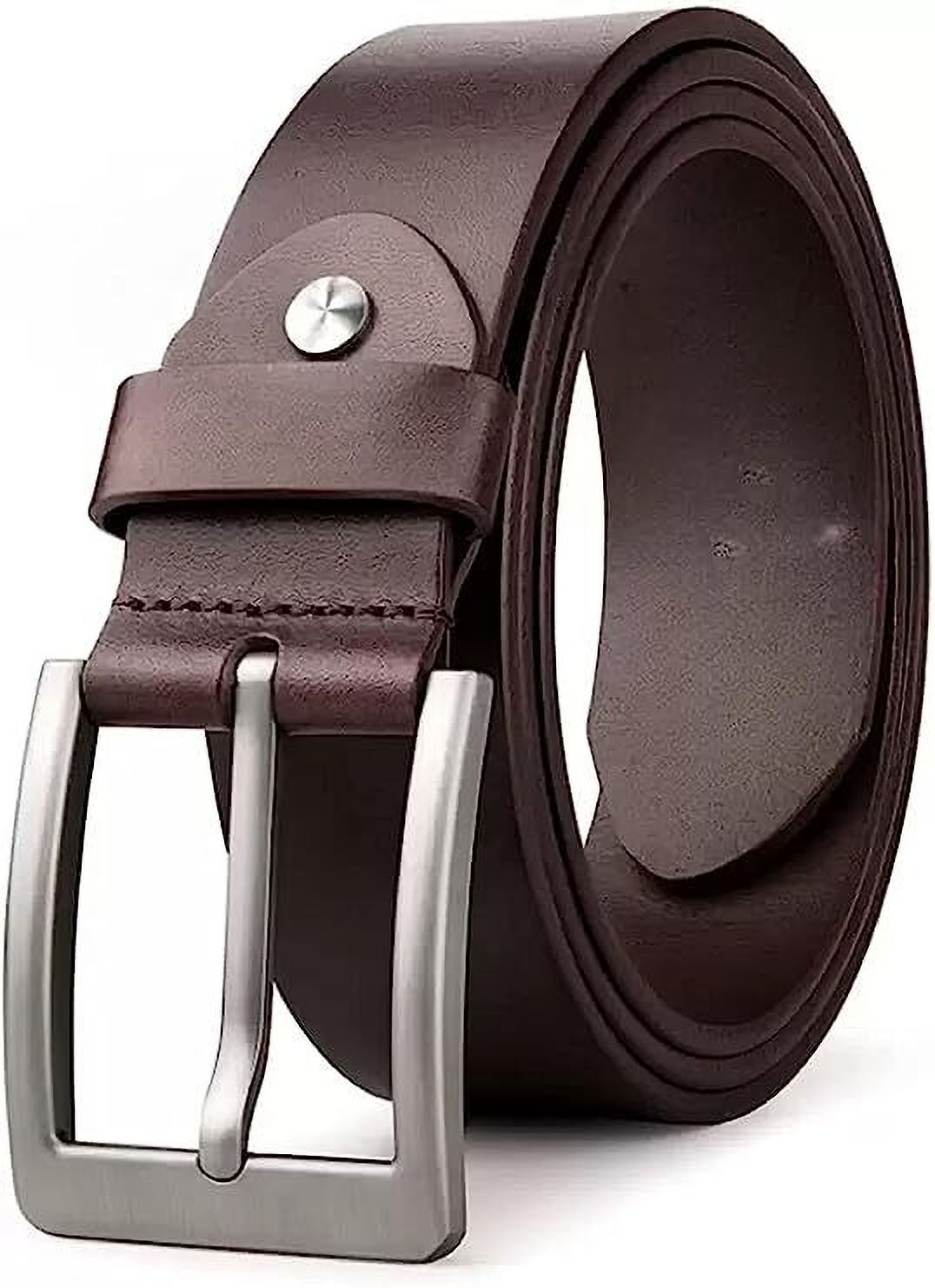 kaezri Men Evening, Party, Formal, Casual Brown Genuine Leather Belt-picture-37