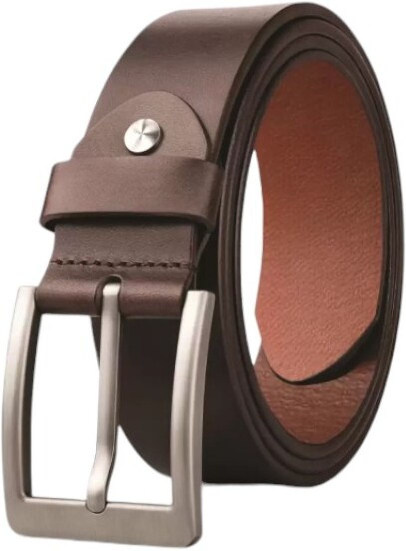 heneda Men Formal Brown Genuine Leather Belt-picture-11