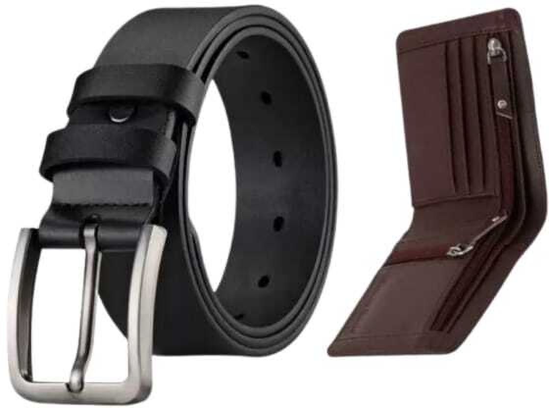 Men Casual, Evening, Formal, Party Black Artificial Leather Belt