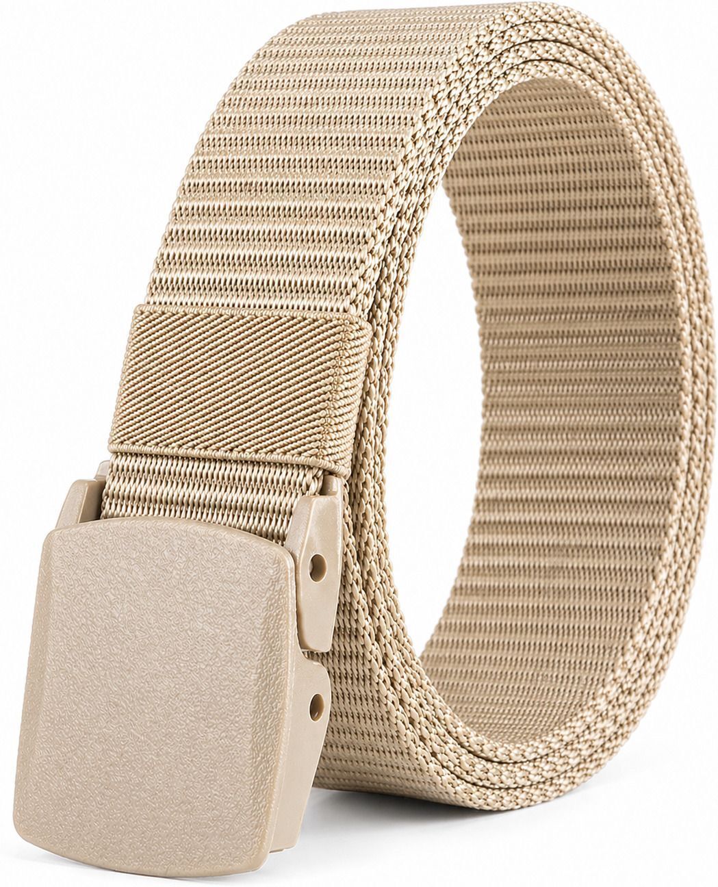 bavex Men & Women Casual Beige Nylon Belt-picture-35