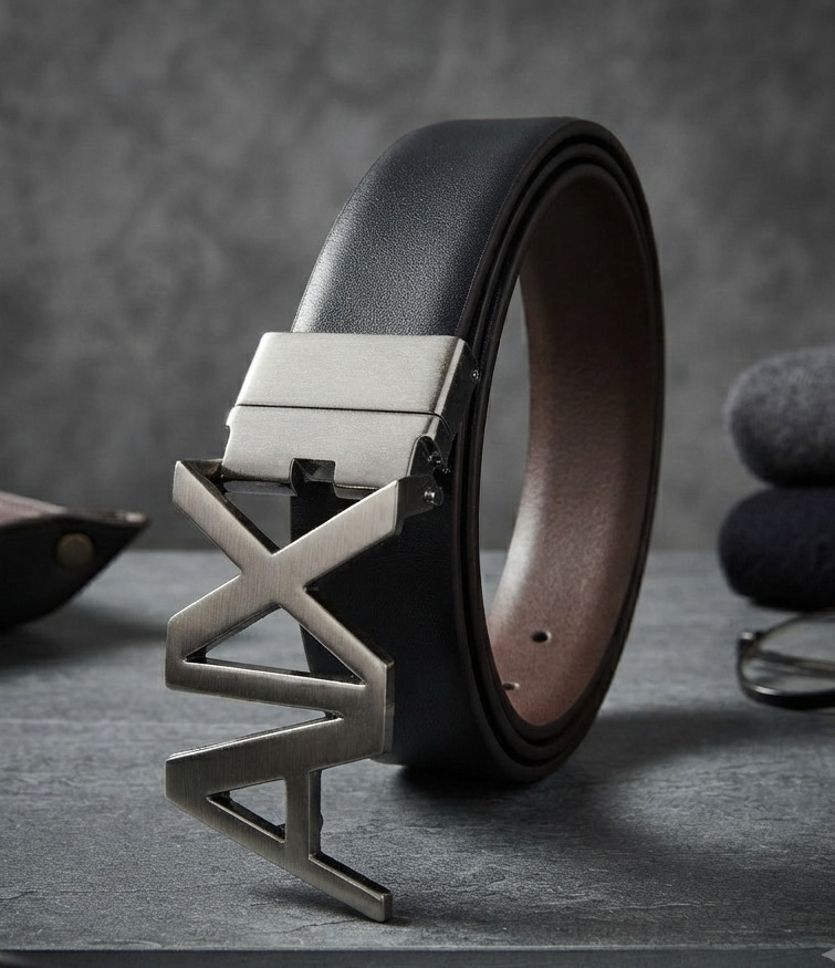 fazon Men Casual, Evening, Formal, Party Black, Brown Texas Leatherite Reversible Belt-picture-19