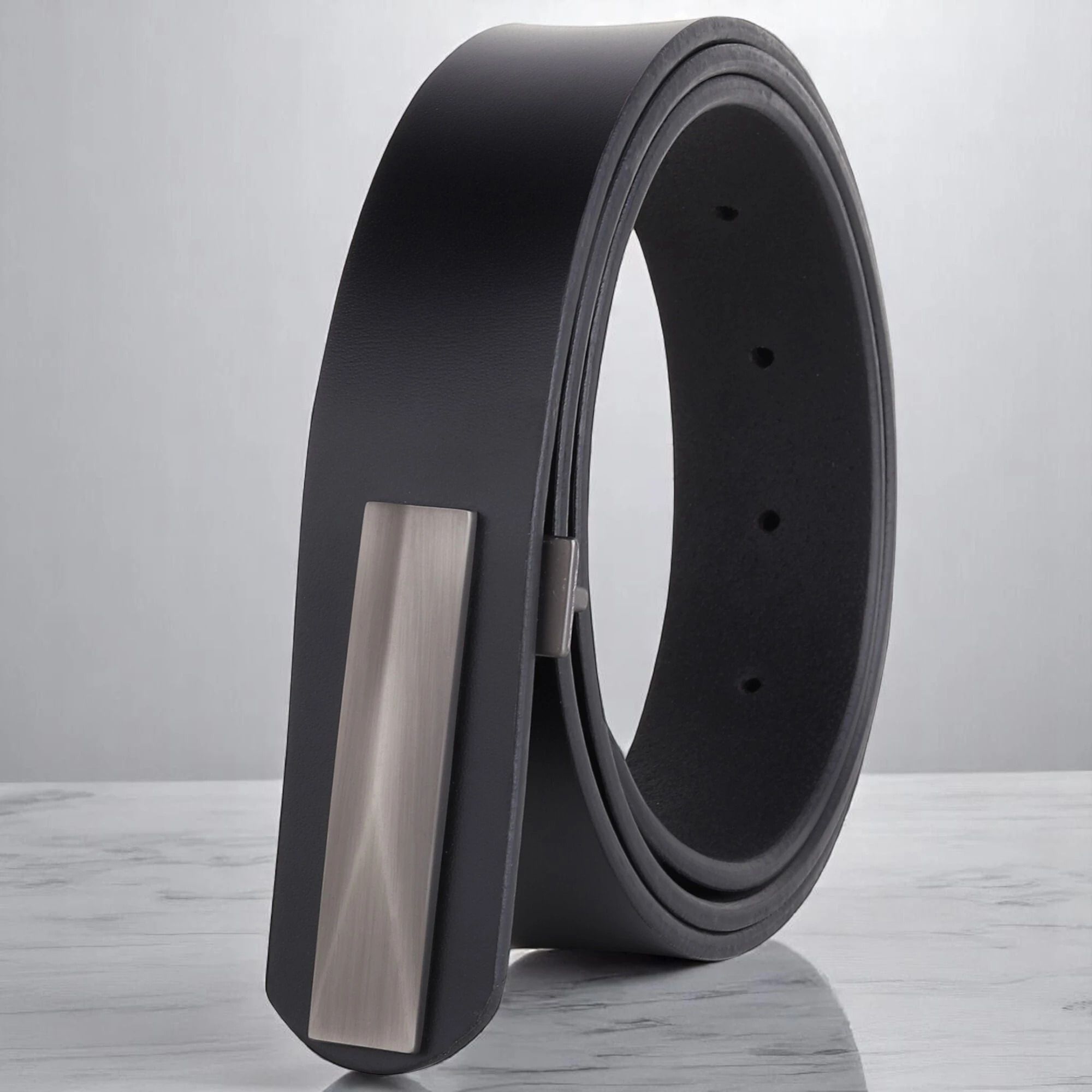 Men Casual, Evening, Formal, Party Black Texas Leatherite Belt-image-22