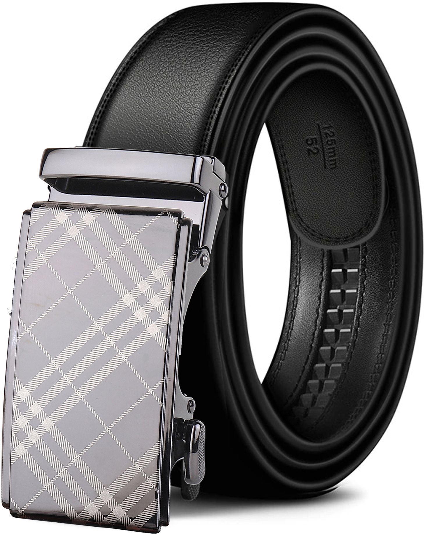 Men Black Genuine Leather Belt-image-40