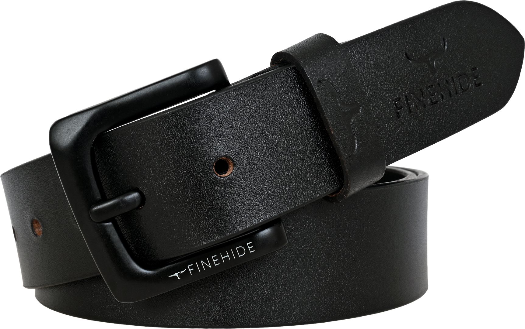 finehide Men Casual, Formal, Party Black Genuine Leather Belt-picture-26