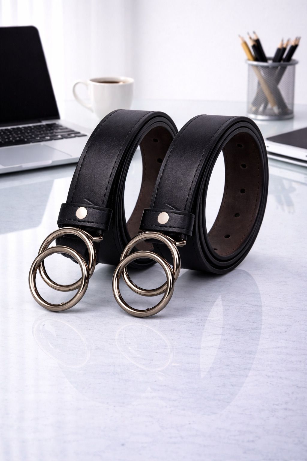 Women Casual, Party, Formal, Evening Black Genuine Leather Belt-image-44
