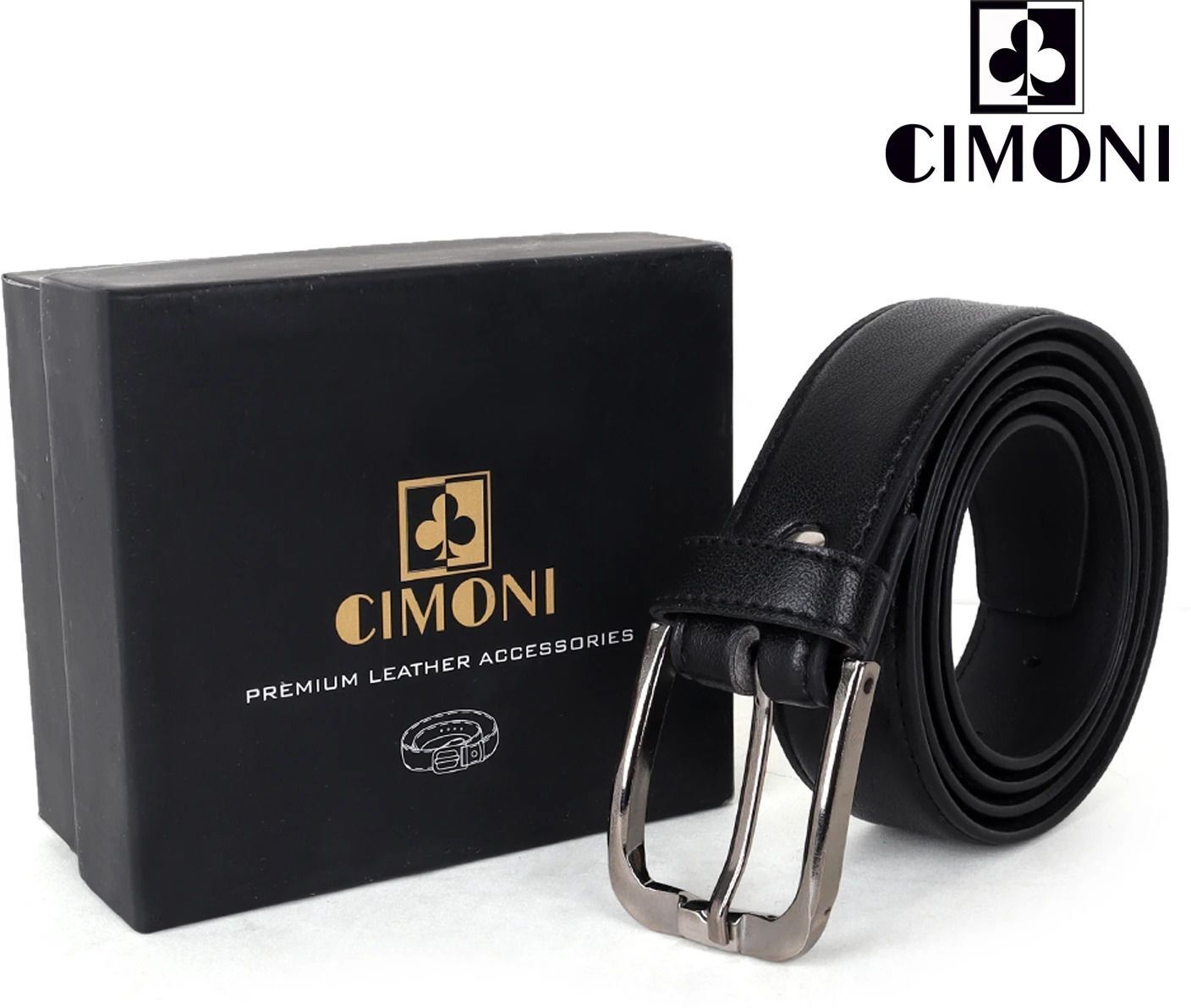 cimoni Men Casual Black Artificial Leather Belt-picture-13