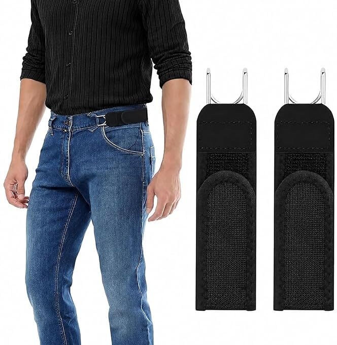 wagh Men & Women Casual, Evening, Formal, Party Black Nylon, Plastic, Fabric Reversible Belt-picture-18