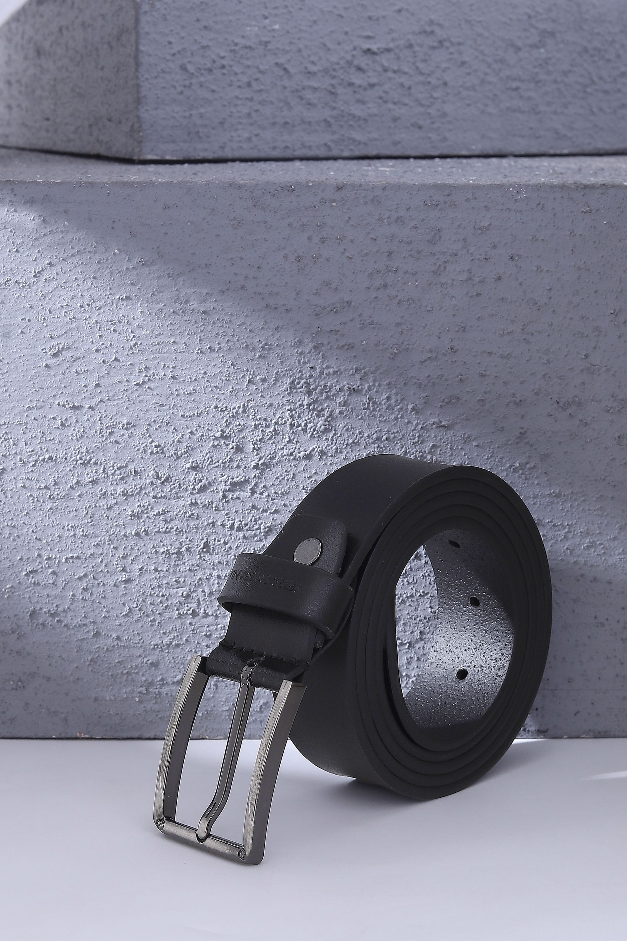 peter england Men Black Genuine Leather Belt-picture-12