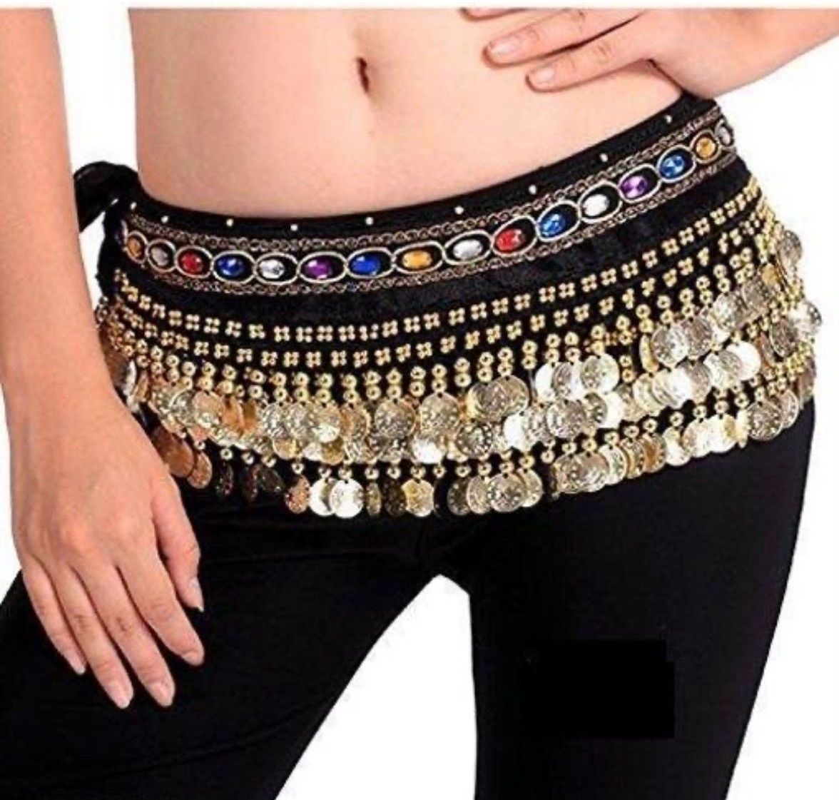 Women Party Multicolor Fabric Belt-image-33