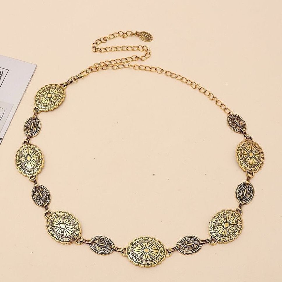 Women Gold Metal Belt