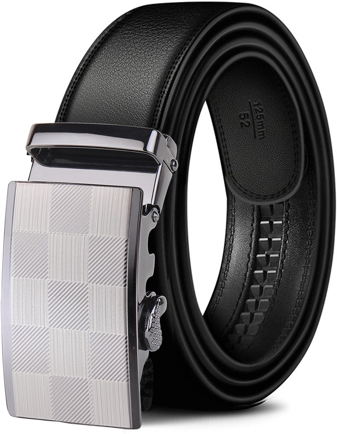 zoro united Men Black Genuine Leather Belt-picture-36