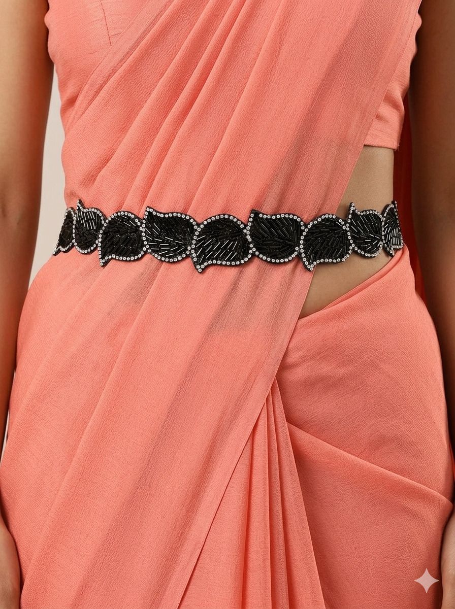 purala Women Evening, Party, Casual Black Fabric Belt-picture-33