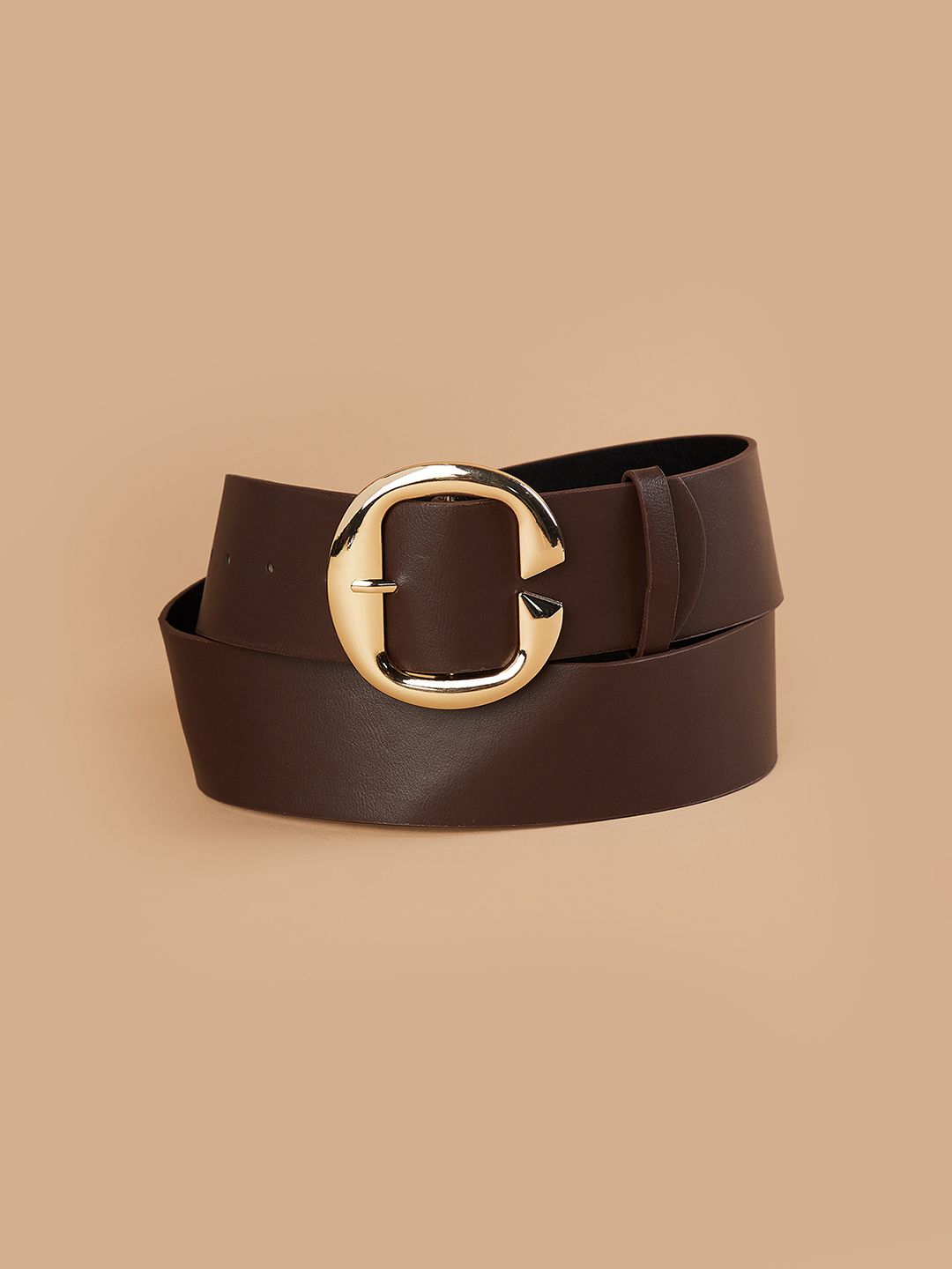 Women Brown Genuine Leather Belt-image-5