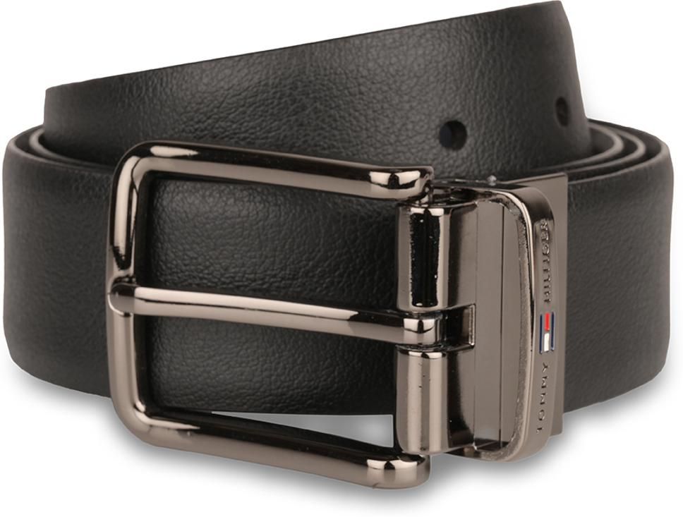 tommy hilfiger Men Casual Black, Blue Genuine Leather Reversible Belt-picture-12