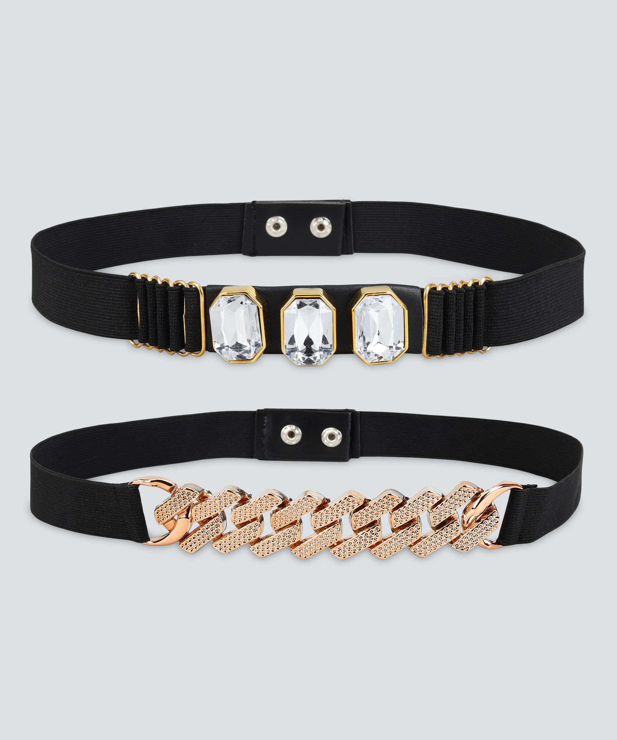 hapani fashion Women Casual Black Fabric Belt-picture-20