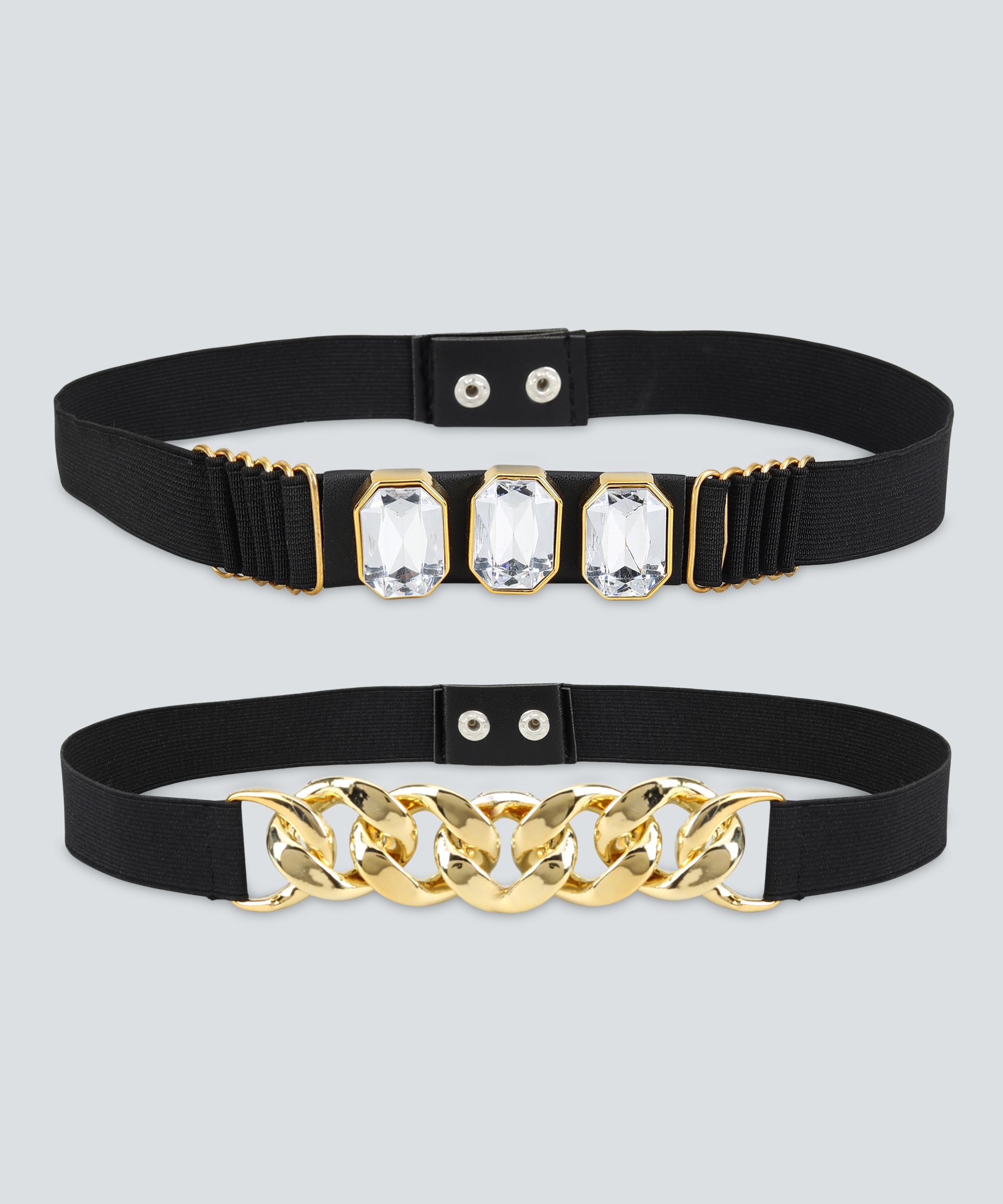 hapani fashion Women Casual Black Fabric Belt-picture-11