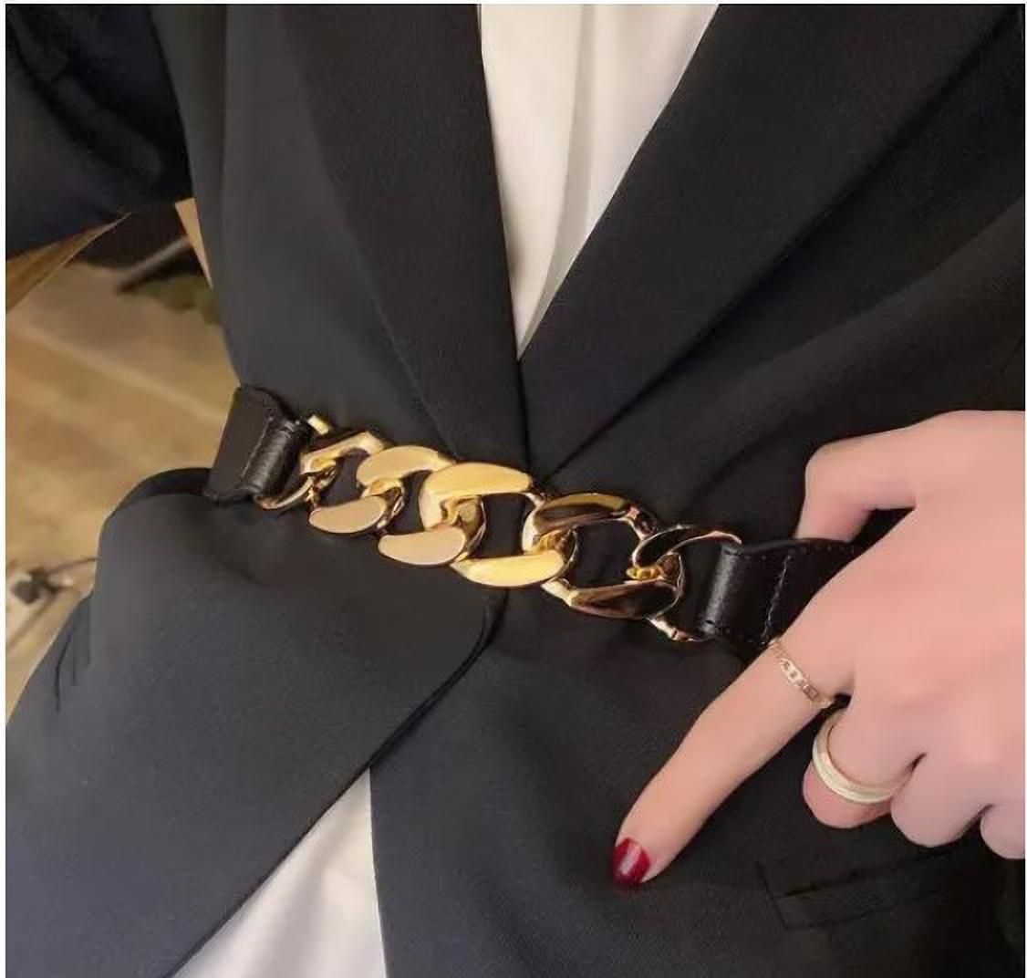 Women Casual Black Nylon Belt