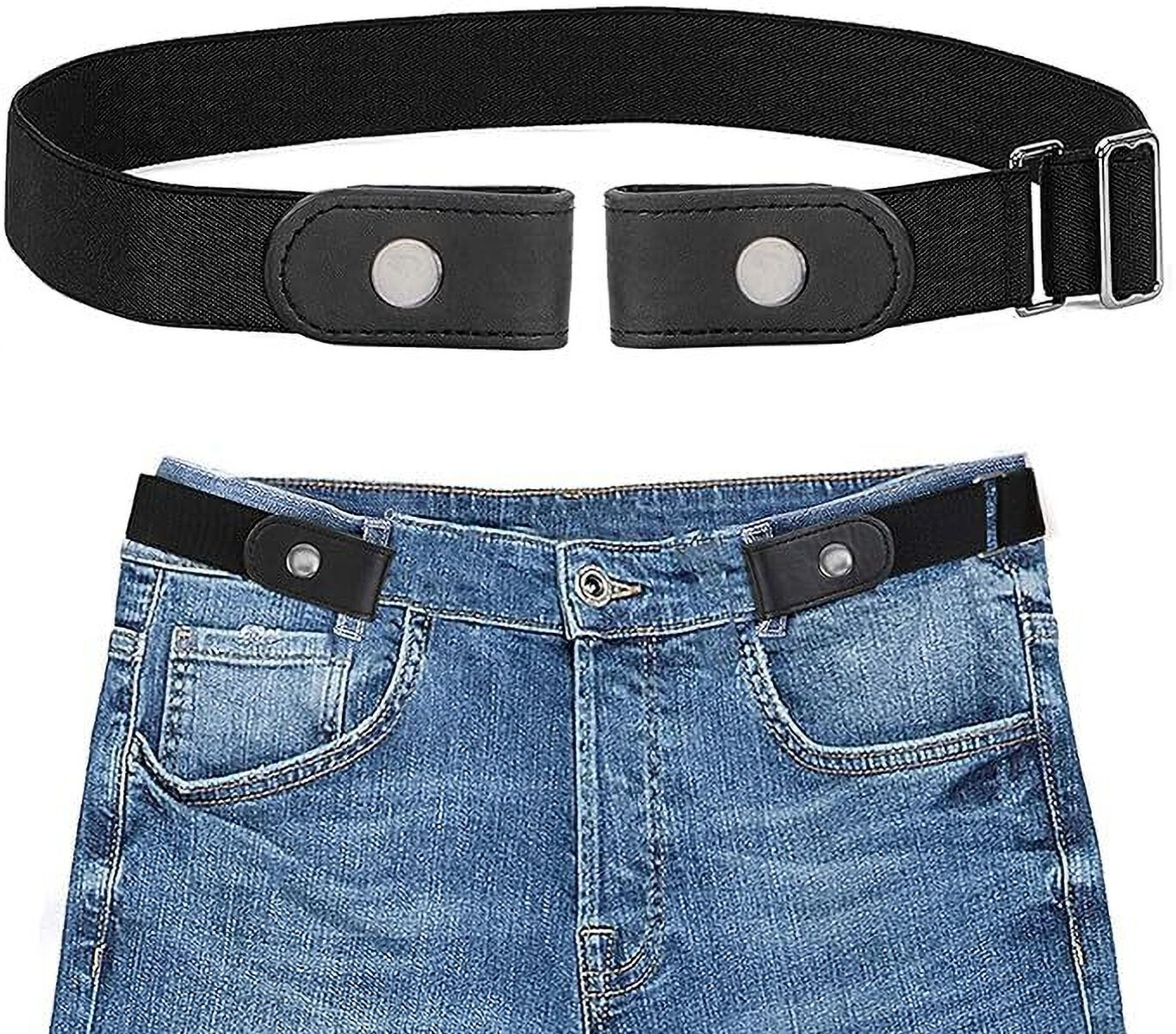 vildth Men Casual, Evening, Formal, Party Black Genuine Leather Belt-picture-10