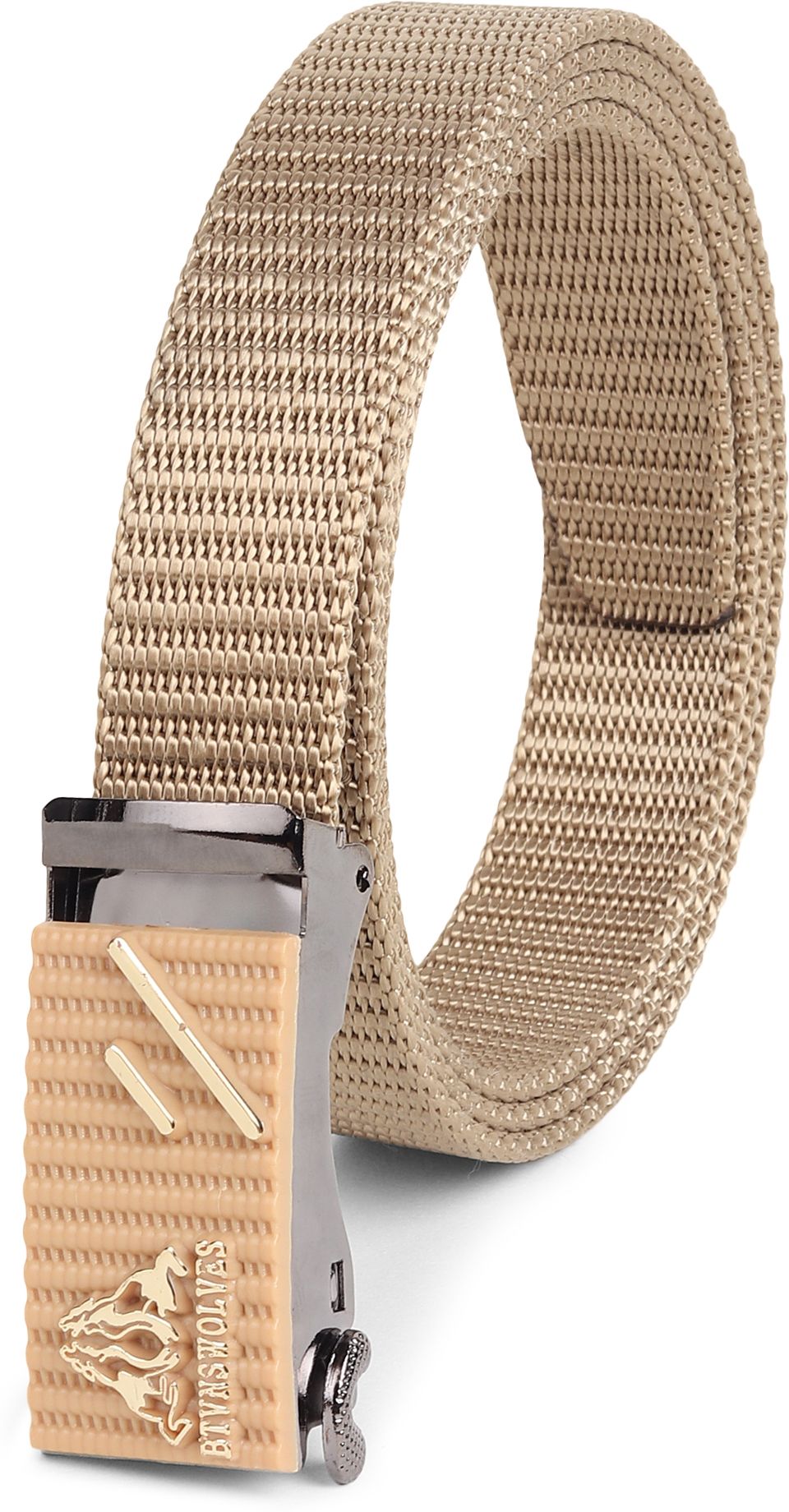 Women Casual Beige Nylon Belt-image-43