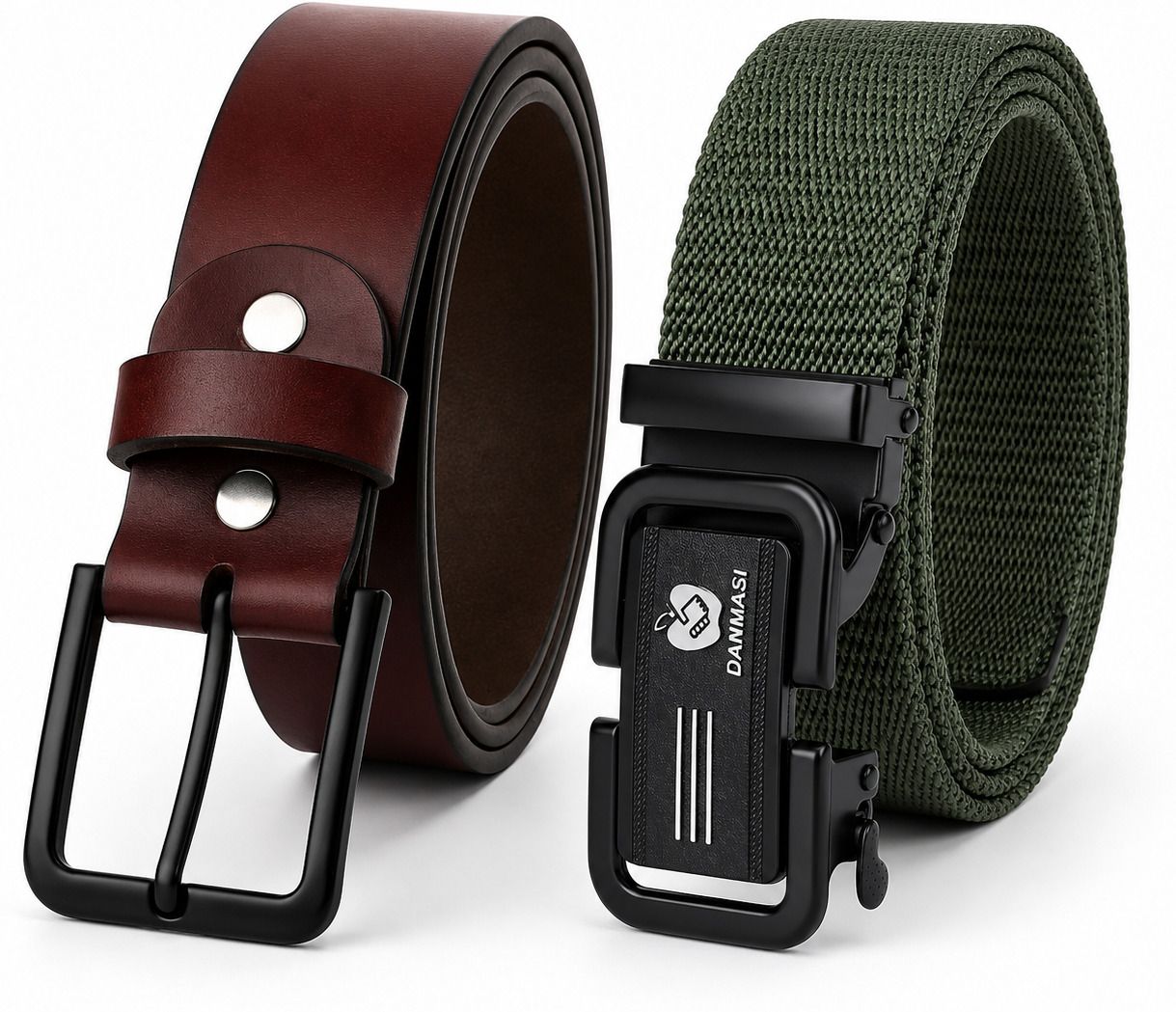 Men Casual Multicolor Artificial Leather Belt-image-28