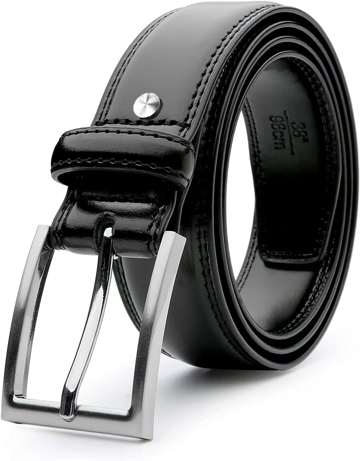 roadster Men Black Artificial Leather, Texas Leatherite Belt-picture-15