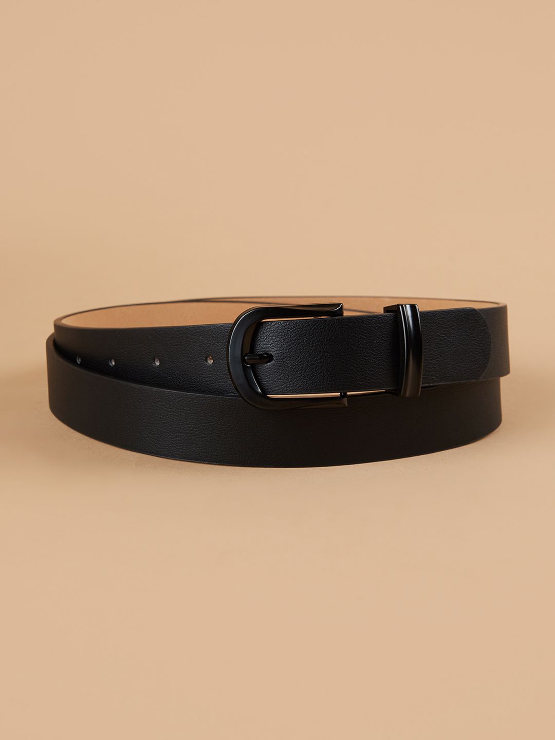 Women Black Genuine Leather Belt-image-41