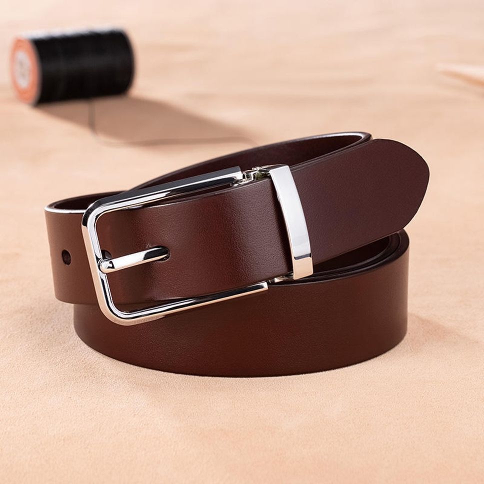 provogue Men Formal Brown Genuine Leather Belt-picture-22