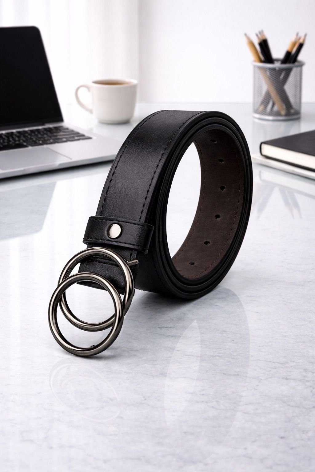 provogue Women Casual, Party, Formal, Evening Black Genuine Leather Belt-picture-14