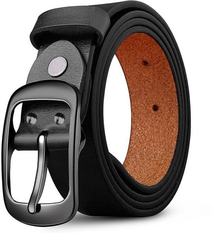 kaezri Men Casual, Evening, Formal, Party Black Genuine Leather Belt-picture-42
