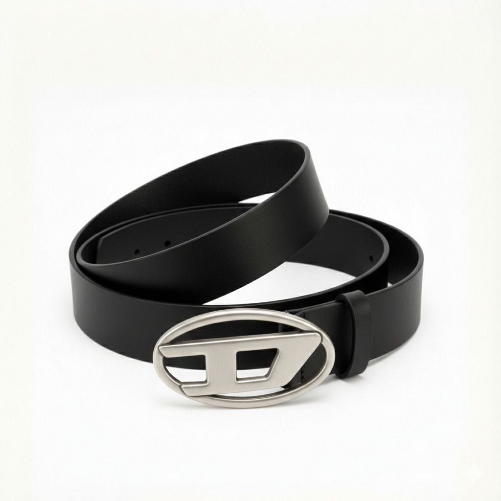 Men & Women Casual, Evening, Formal, Party Black Genuine Leather Belt