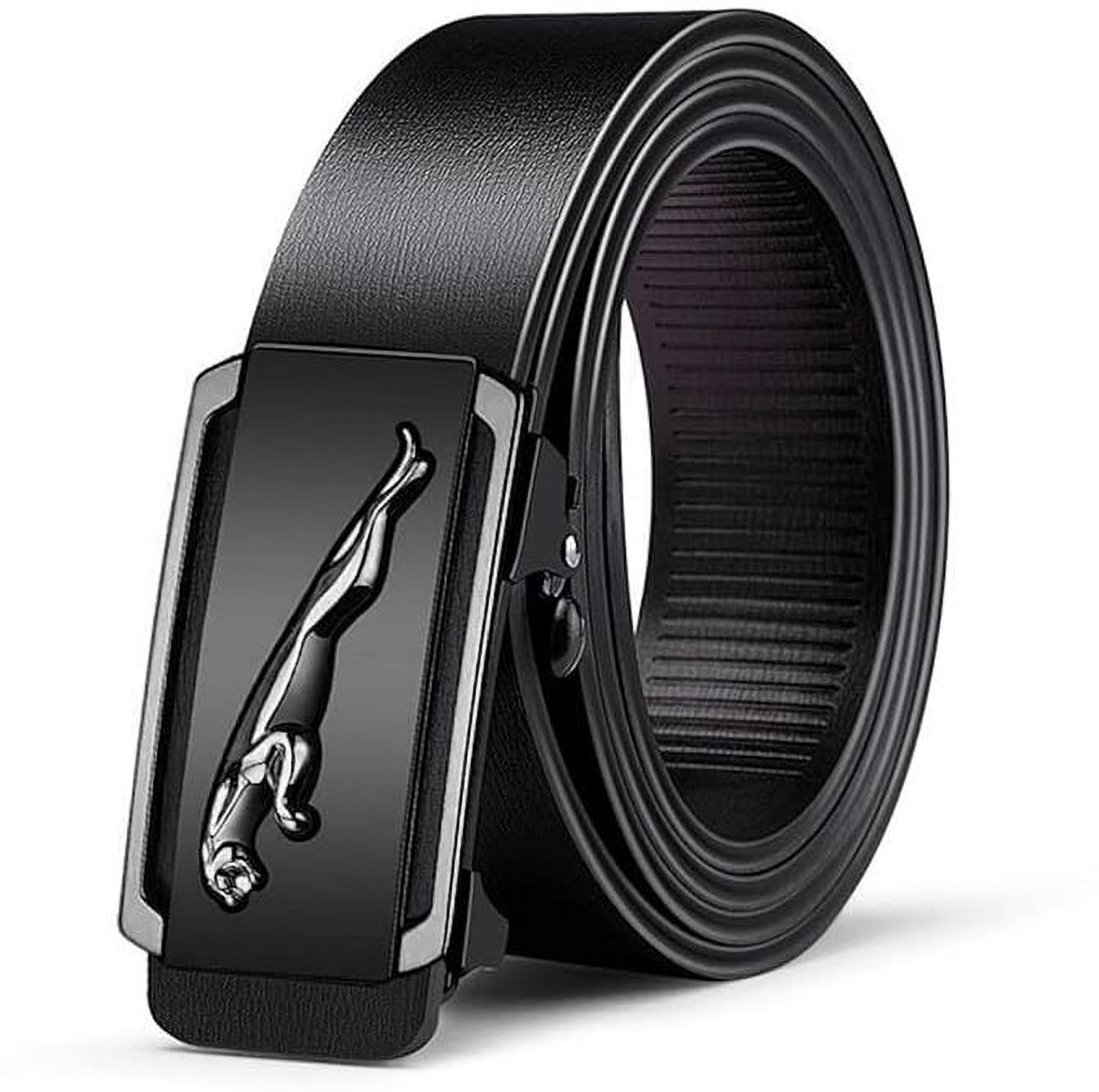 Men Black Artificial Leather, Texas Leatherite Belt-image-25