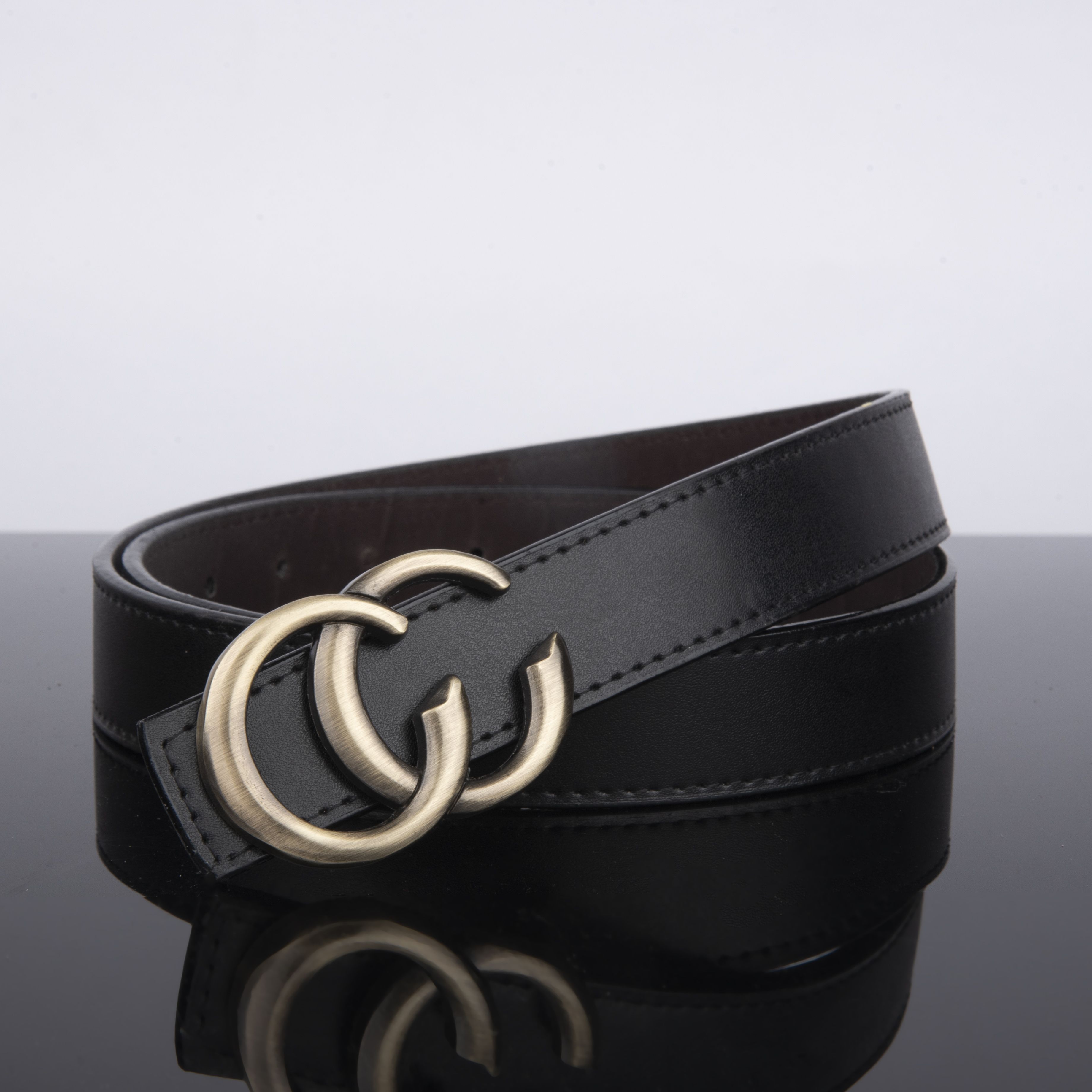heneda Women Formal Black Synthetic Belt-picture-9