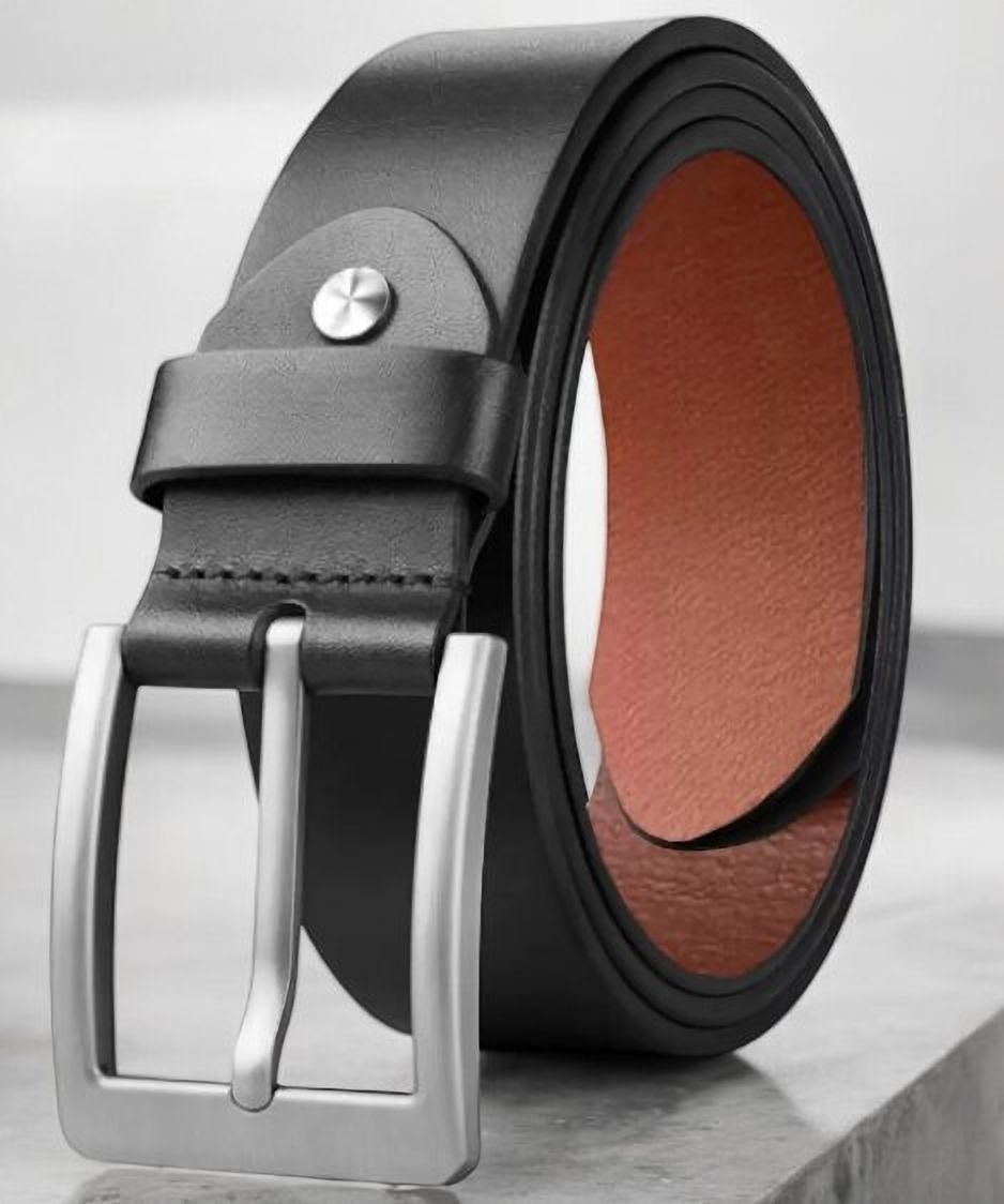Men Formal Black Genuine Leather Belt-image-23