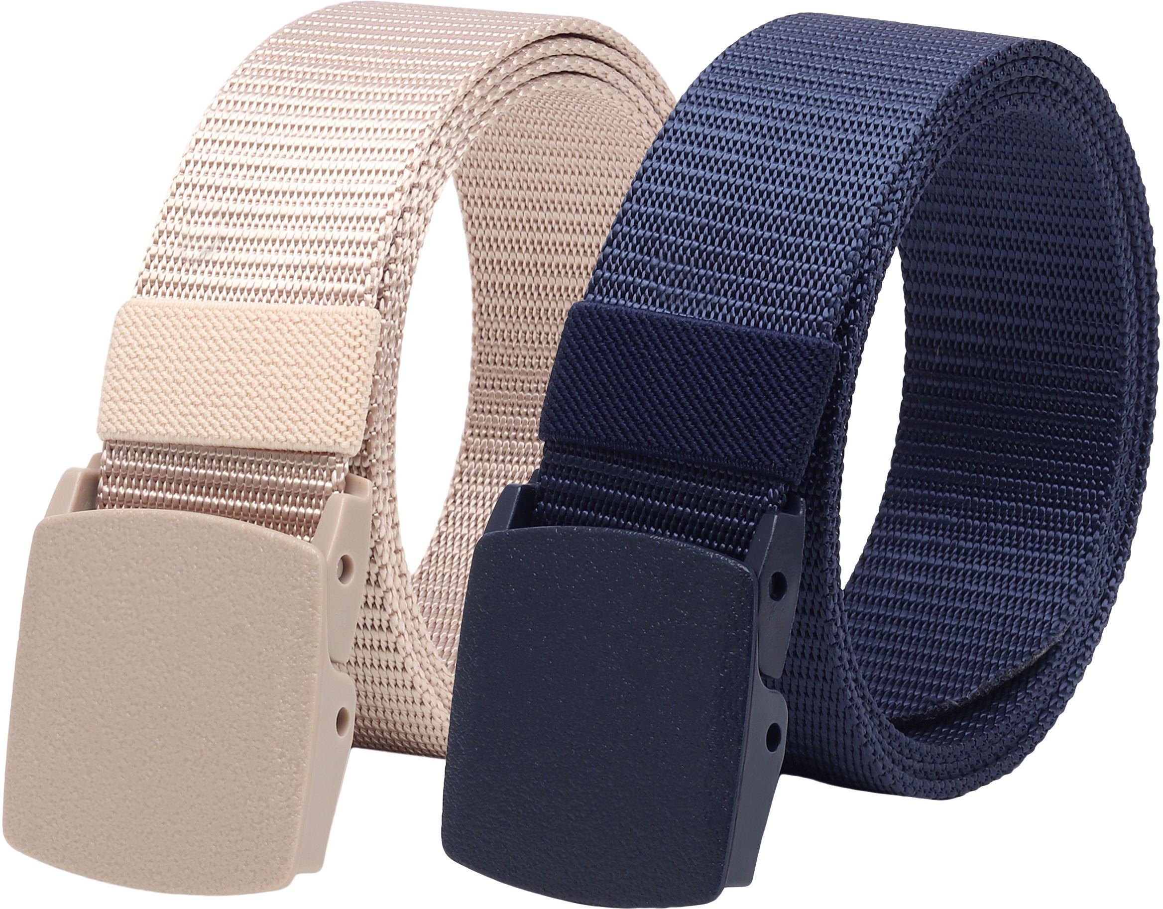 Men Formal, Casual, Party, Evening Blue, Beige Nylon Belt-image-21