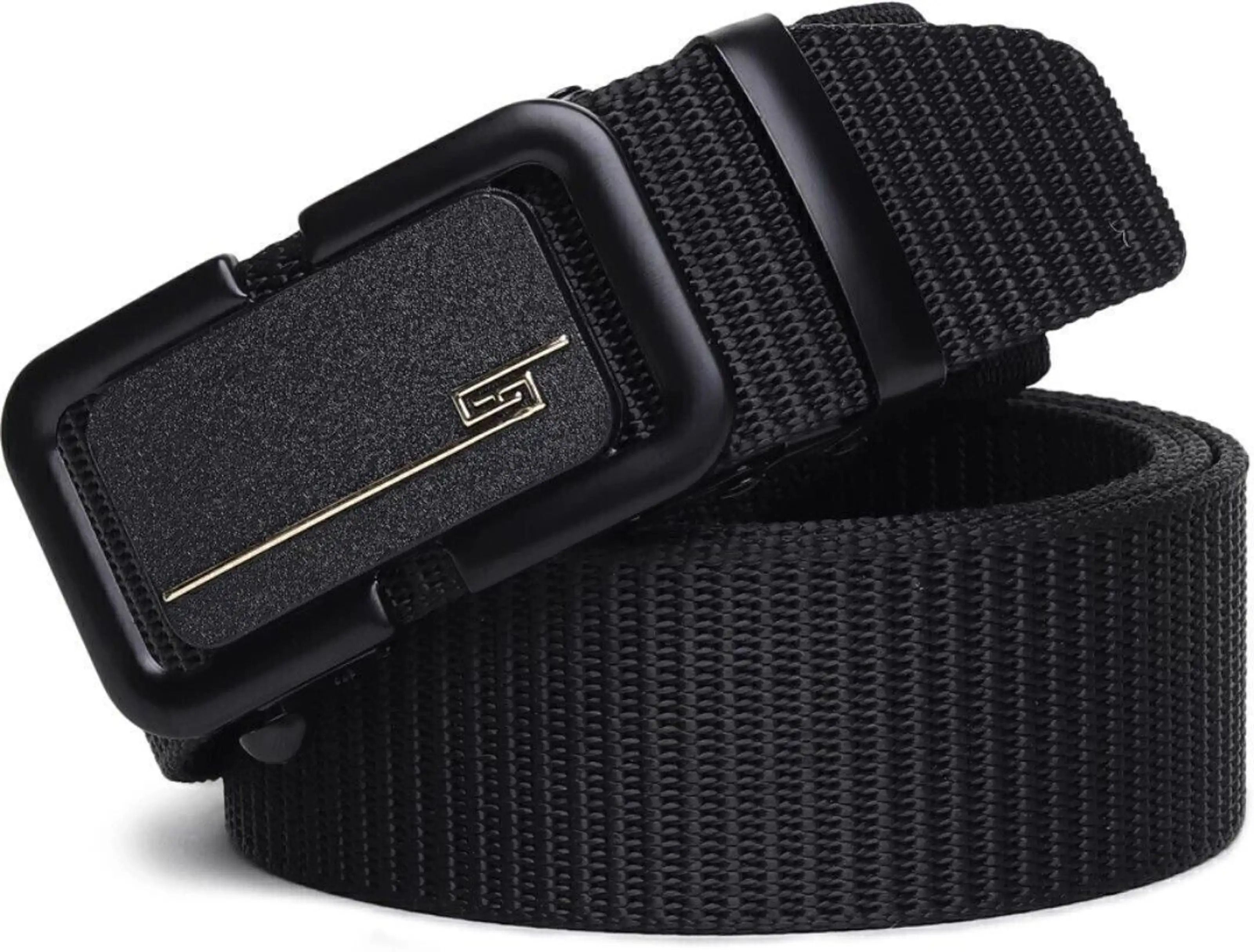 senterprises Men Casual, Formal, Party, Evening Black Nylon Belt-picture-4