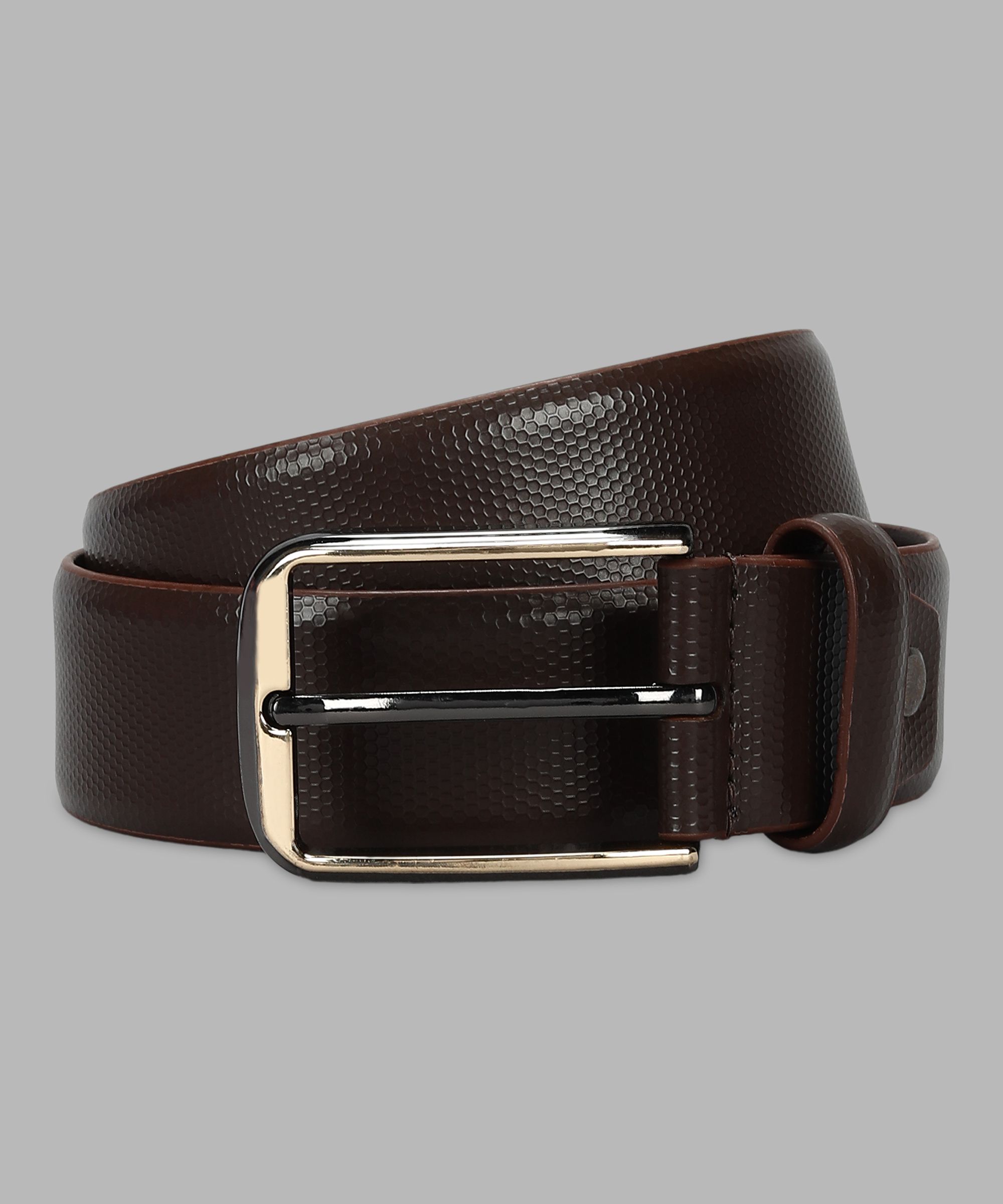 peter england Men Brown Genuine Leather Belt-picture-13