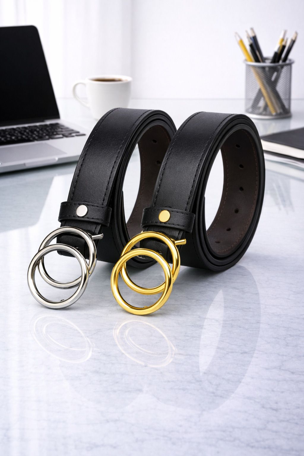 provogue Women Casual, Party, Formal, Evening Black Genuine Leather Belt-picture-22